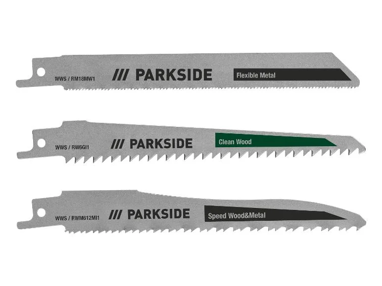 Set de 3 lames de scie sabre