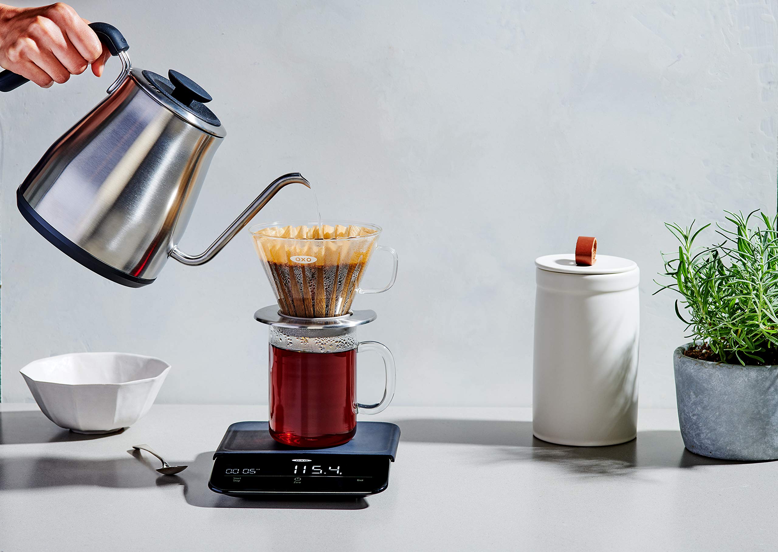 OXO Adjustable Temperature Electric Pour Over