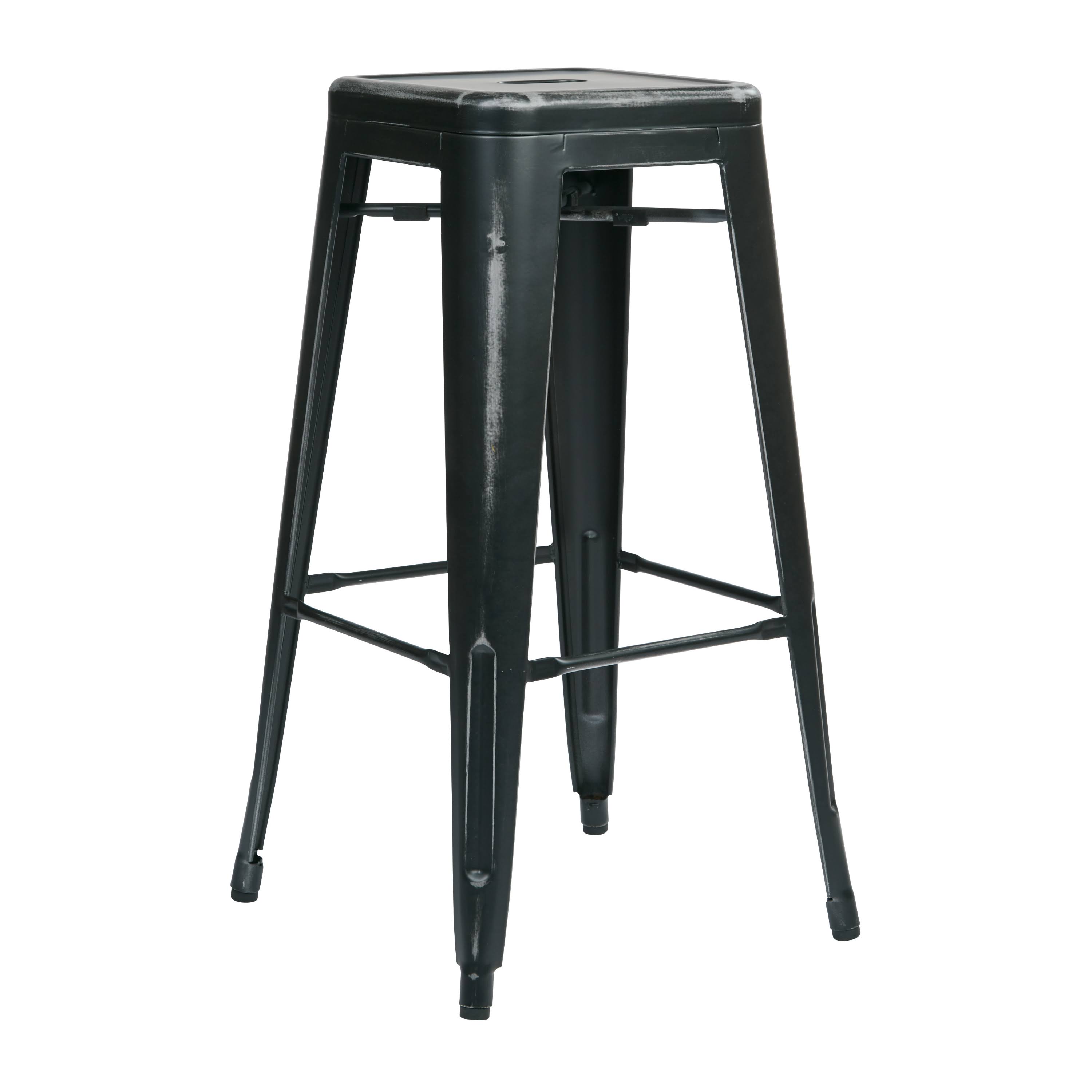 Bristow 30x22 Antique Metal Barstool, Copper 2 -Pack