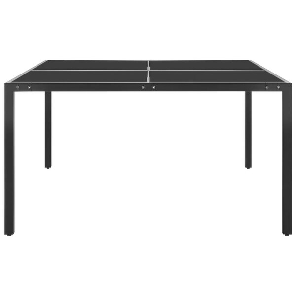 vidaXL Patio Table Anthracite 51.2
