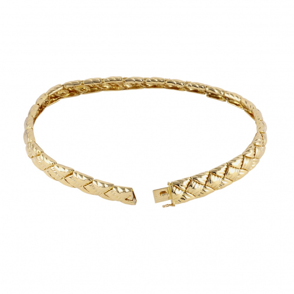 Van Cleef & Arpels K18YG Yellow Gold Necklace Diamond