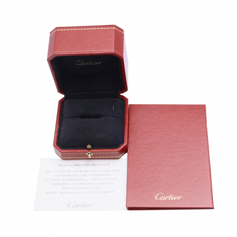 Cartier Love Pink Sapphire Ring 18K Rose Gold B4064400