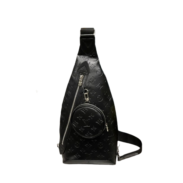 Louis Vuitton Duo Sling Bag Full Black 42Cm M30936