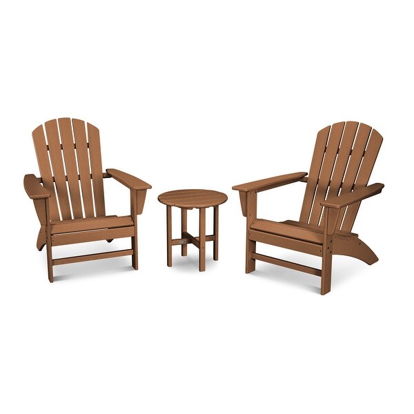 POLYWOOD Nautical 3Piece Adirondack Set