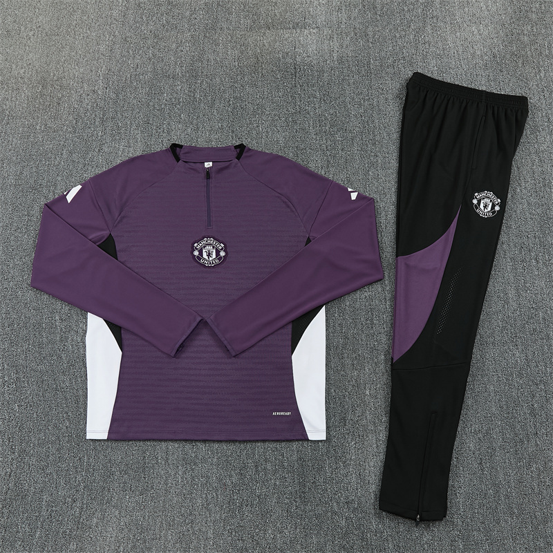 Man United Half Zipper Taining Suit