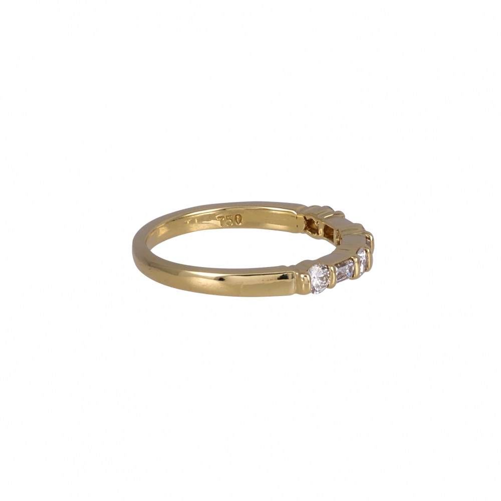 Tiffany & Co. Tiffany Bucket Diamond K18YG Yellow Gold Ring