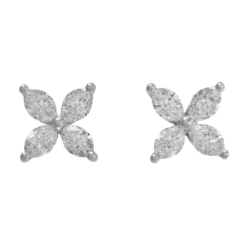 Tiffany & Co. Victoria Earrings Platinum 60133984