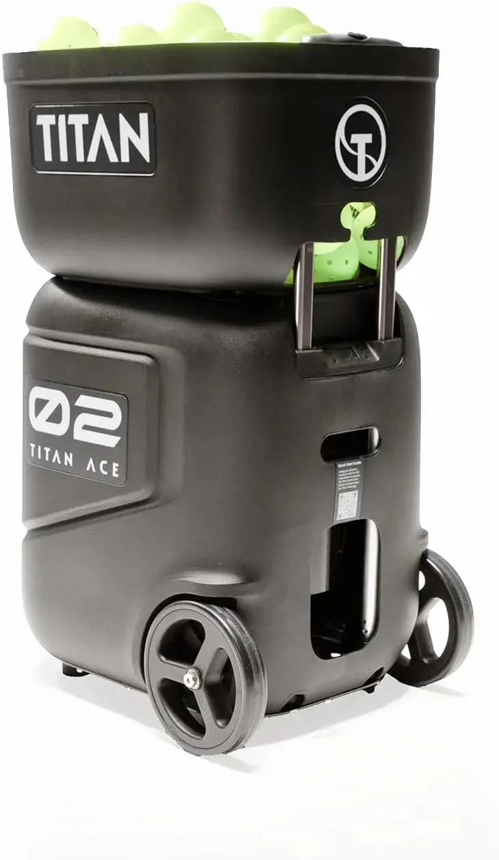 Titan ACE Automatic Pickleball Machine — Adjustable Speed, Spin & Feed Settings