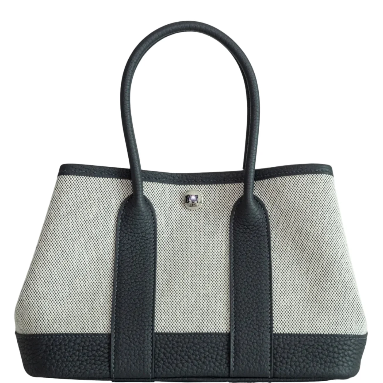 Hermès Neo Garden 23 Écru/Ardoise Toile H Viking and Negonda Palladium Hardware