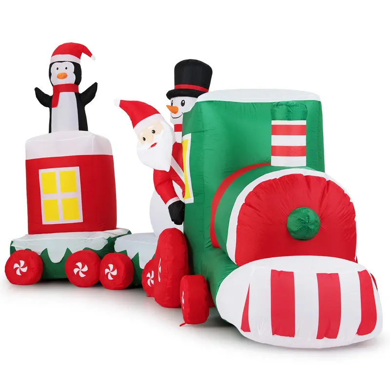 Three-Piece Lighted Gift Box Set — 90 LED-Illuminated Presents with Bows, Zip Ties & Ground Stakes