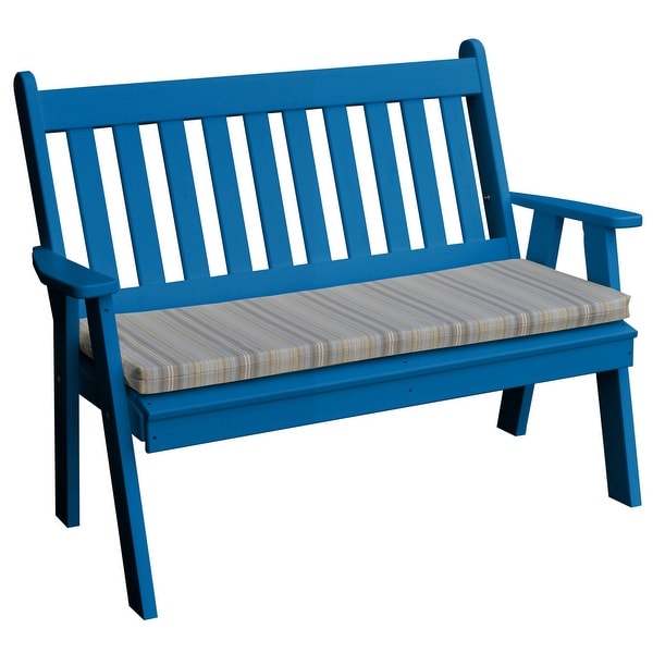 Poly 4' Traditional English Garden Bench