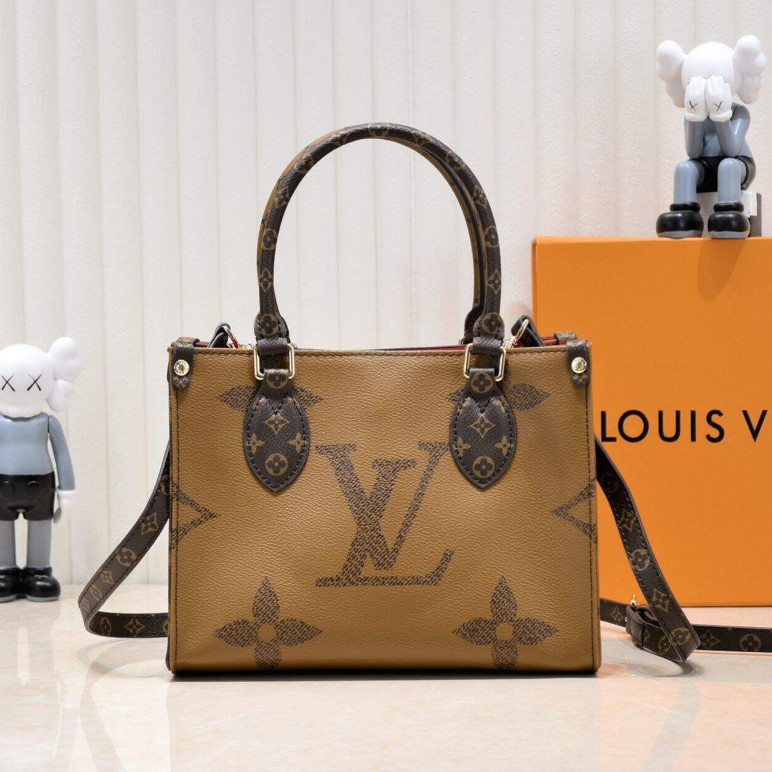 Louis Vuitton Onthego PM Brown 9.8 Inches M46373