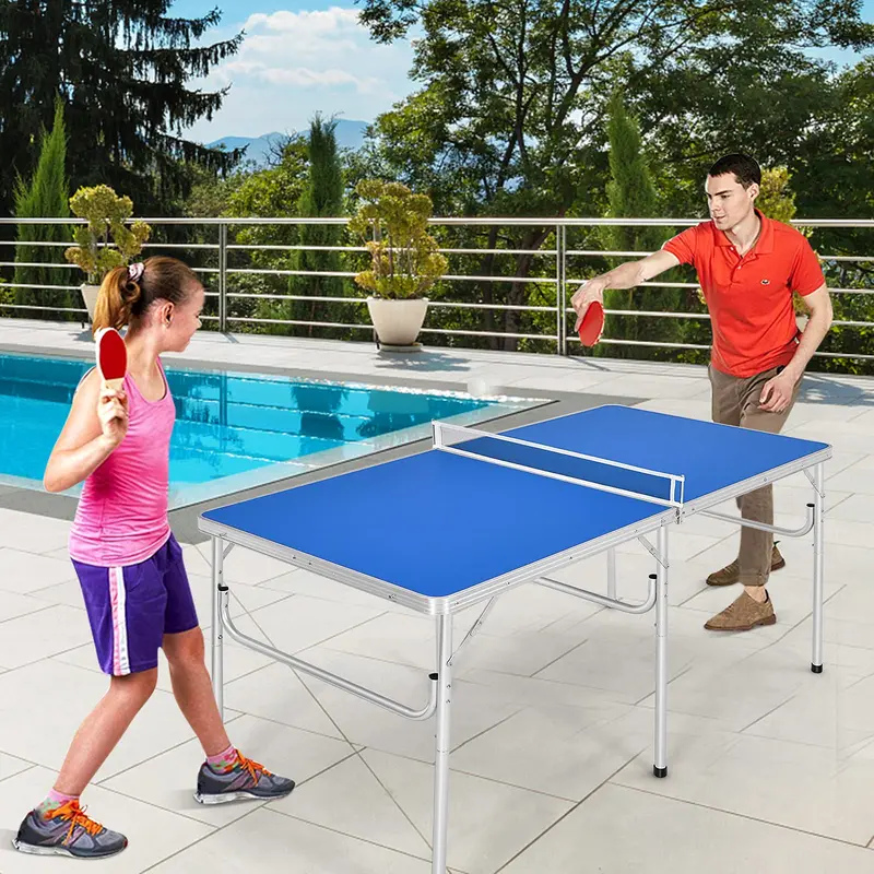 Ready-to-Play Portable Table Tennis Set – Includes Paddles and Balls