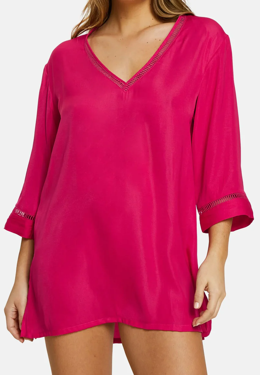 Tunique de plage Sunrise Beach Rose Virtuel
