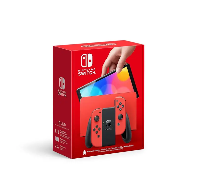 Renewed Nintendo Switch OLED Model — Includes White Joy-Con Controllers
