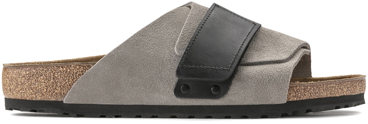 Birkenstock Kyoto Natural Leather & Felt Color-Block Casual Shoes