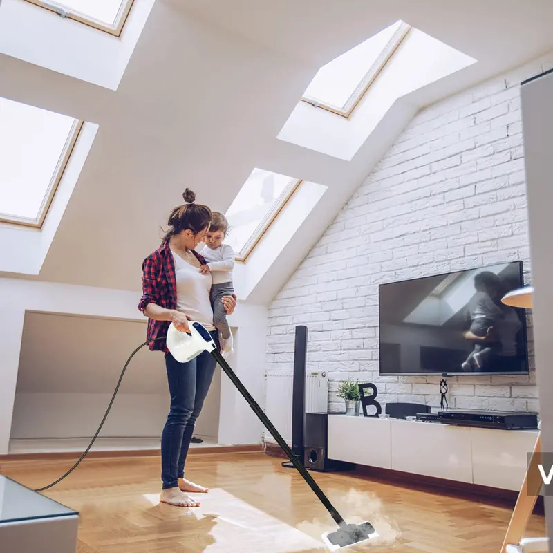 Versatile Handheld Steam Cleaner – Compact Deep-Cleaning Device for Floors, Upholstery & More