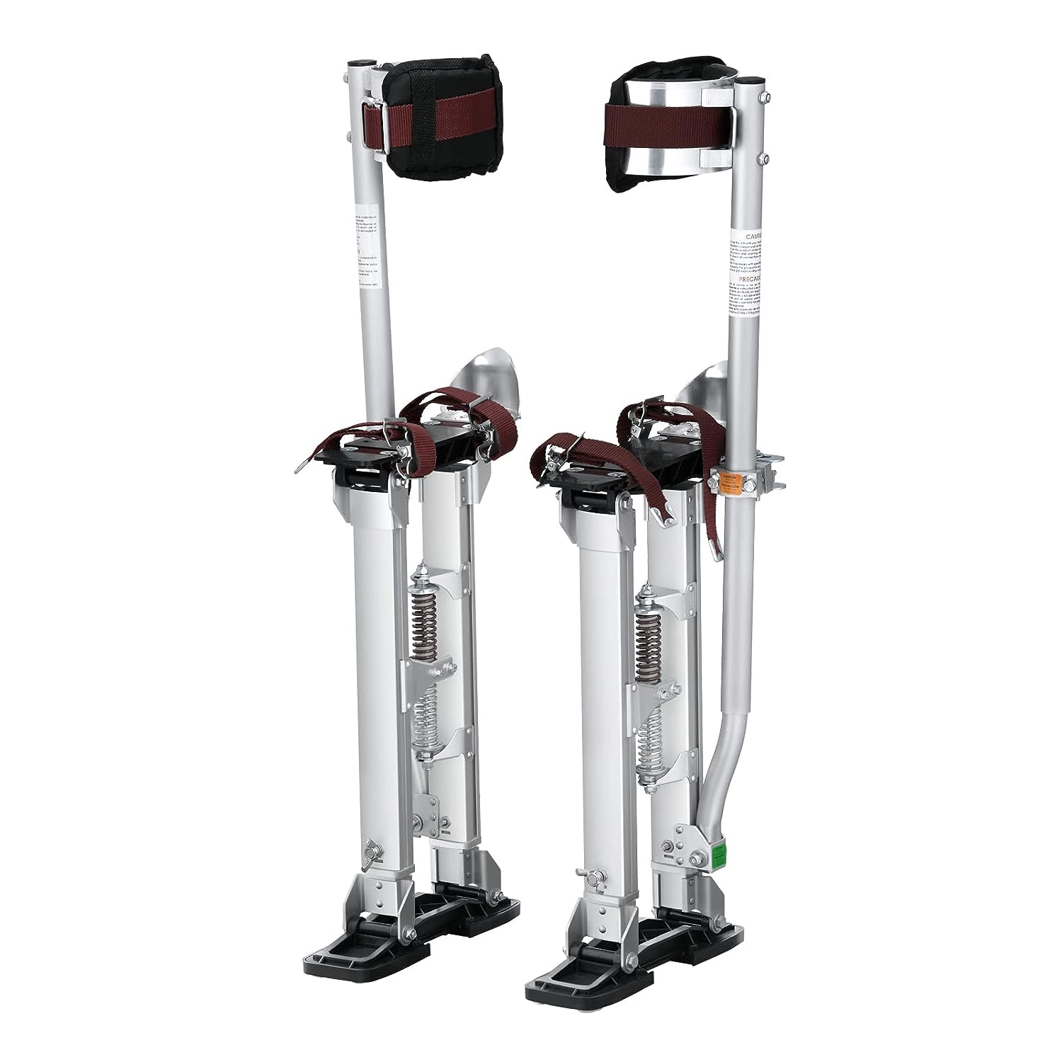 VEVOR Drywall Stilts, 18''-30'' Adjustable Aluminum Tool Stilts with Protective Knee Pads
