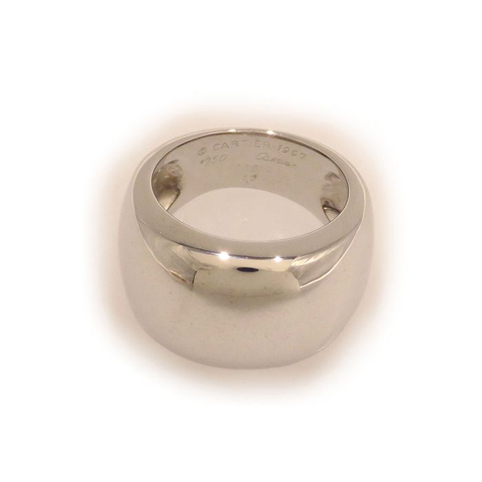 Cartier Nouvelle Berg Ring 18K White Gold Diamond