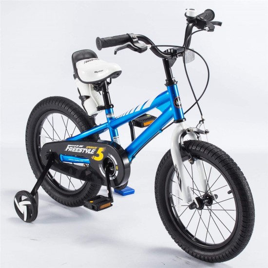 Boys Girls Kids Bike BMX Freestyle 2 Hand Brakes Bicycles with Training Wheels Child Bicycle