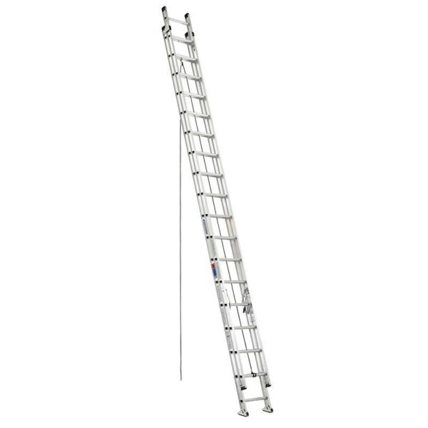 2026 Werner D1536-2 Aluminum Extension Ladder 36 ft, 300 lb Capacity, Heavy-Duty I-Beam Rails
