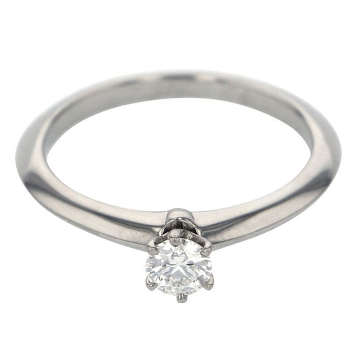 Tiffany & Co. Solitaire Ring Platinum Diamond