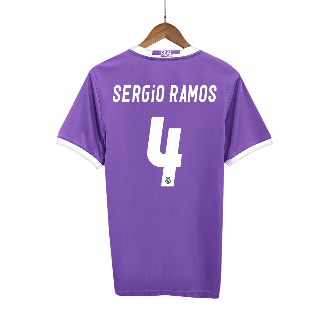 Retro Soccer Jersey SERGIO RAMOS #4 Real Madrid Away 2016/17