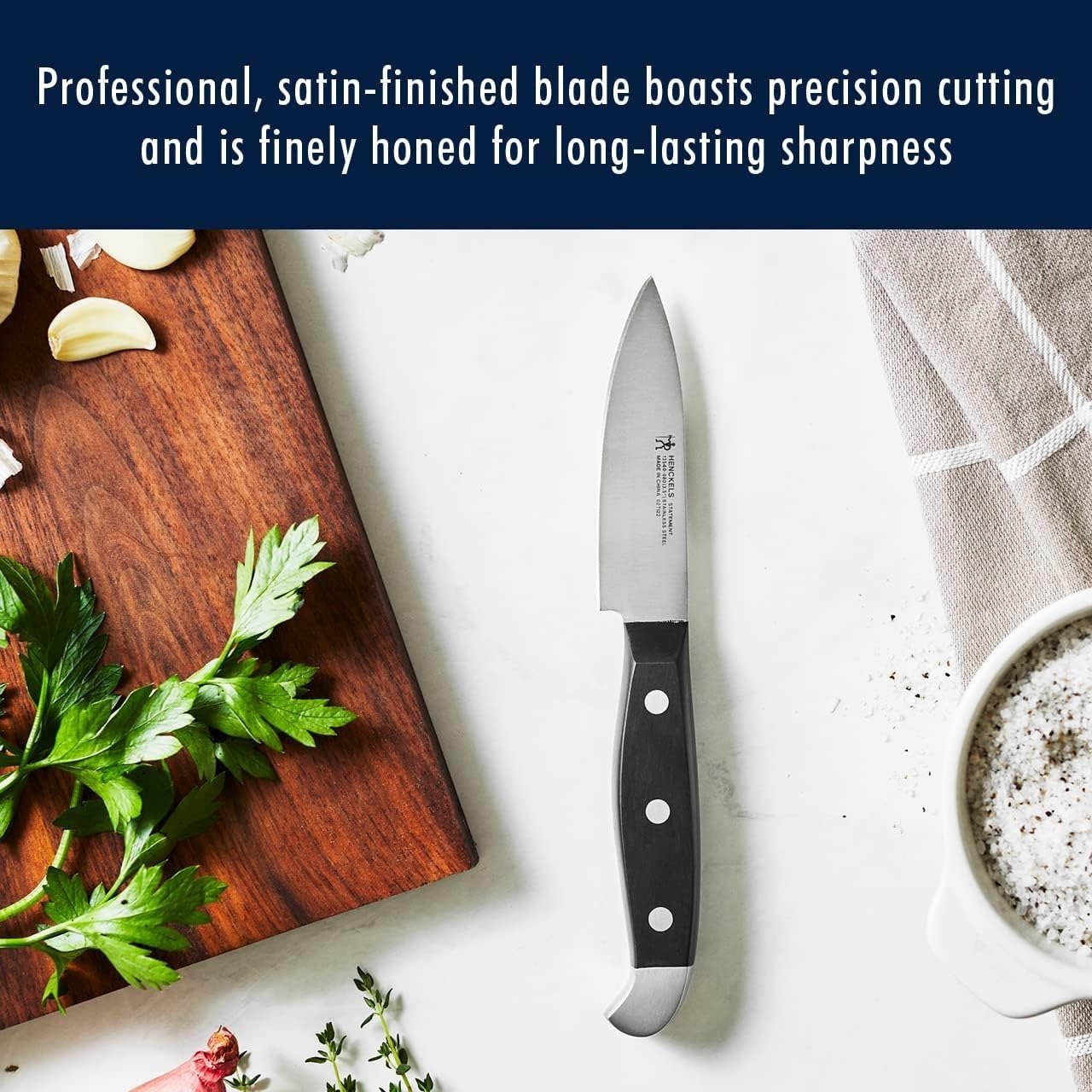 15-Piece Kitchen Knife Block Set German Engineered Stainless Steel Dishwasher Safe