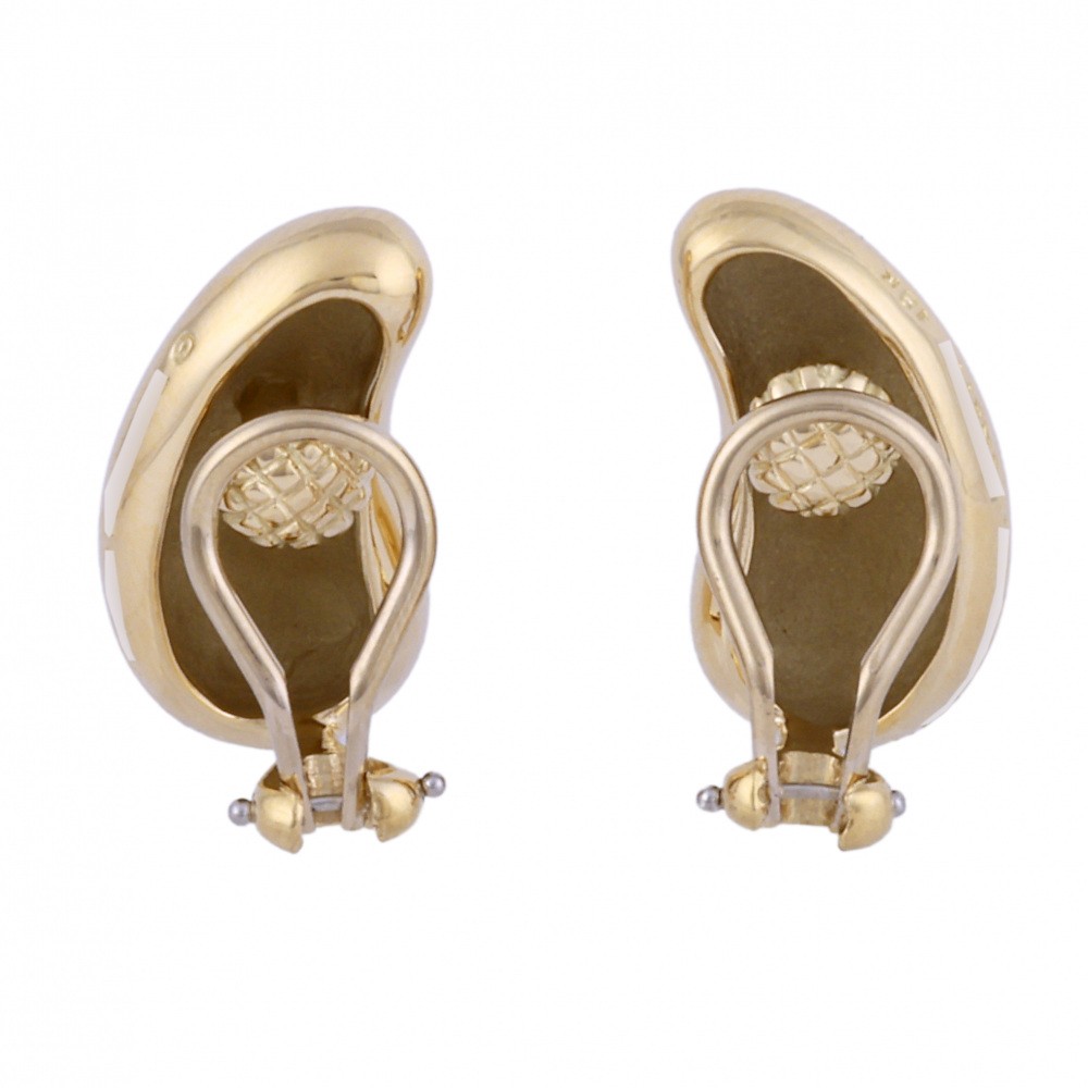 Tiffany & Co. Elsa Peretti Teardrop Earrings 18K Yellow Gold