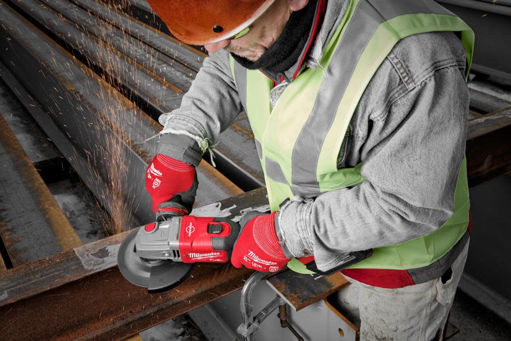 Milwaukee M18 FUEL 4-1/2 in.-6 in. Lock-On Braking Grinder with Slide Switch Kit 2981-21