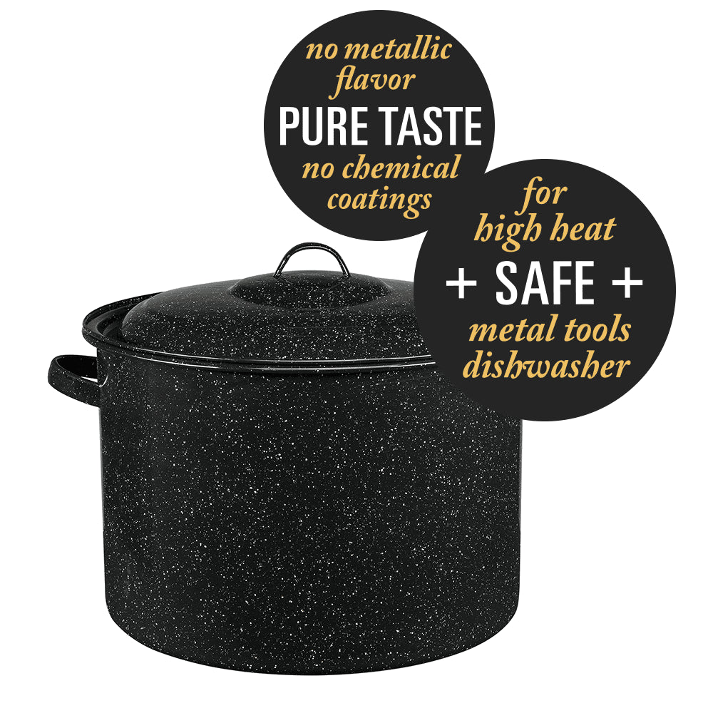 Granite Ware 21-Quart Stock Pot with lid