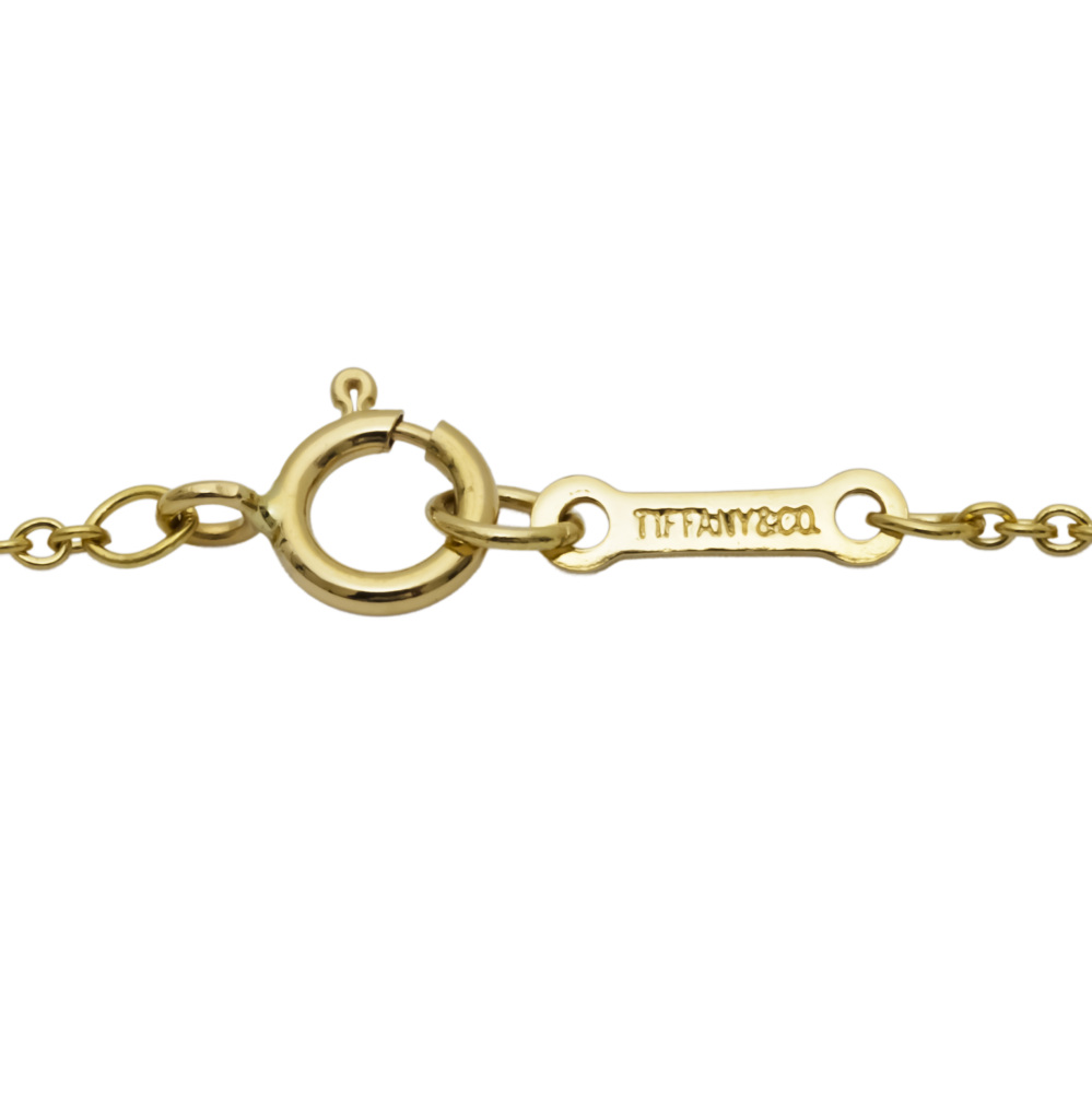 Tiffany & Co. Open Heart Necklace 18K Yellow Gold