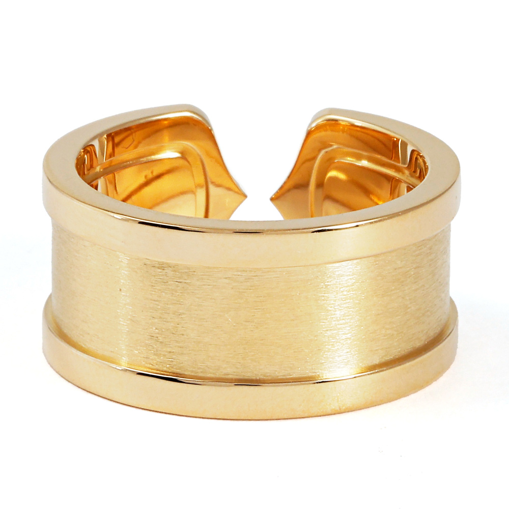 Cartier 2C C Do Ring 18K Yellow Gold Diamond B4043900