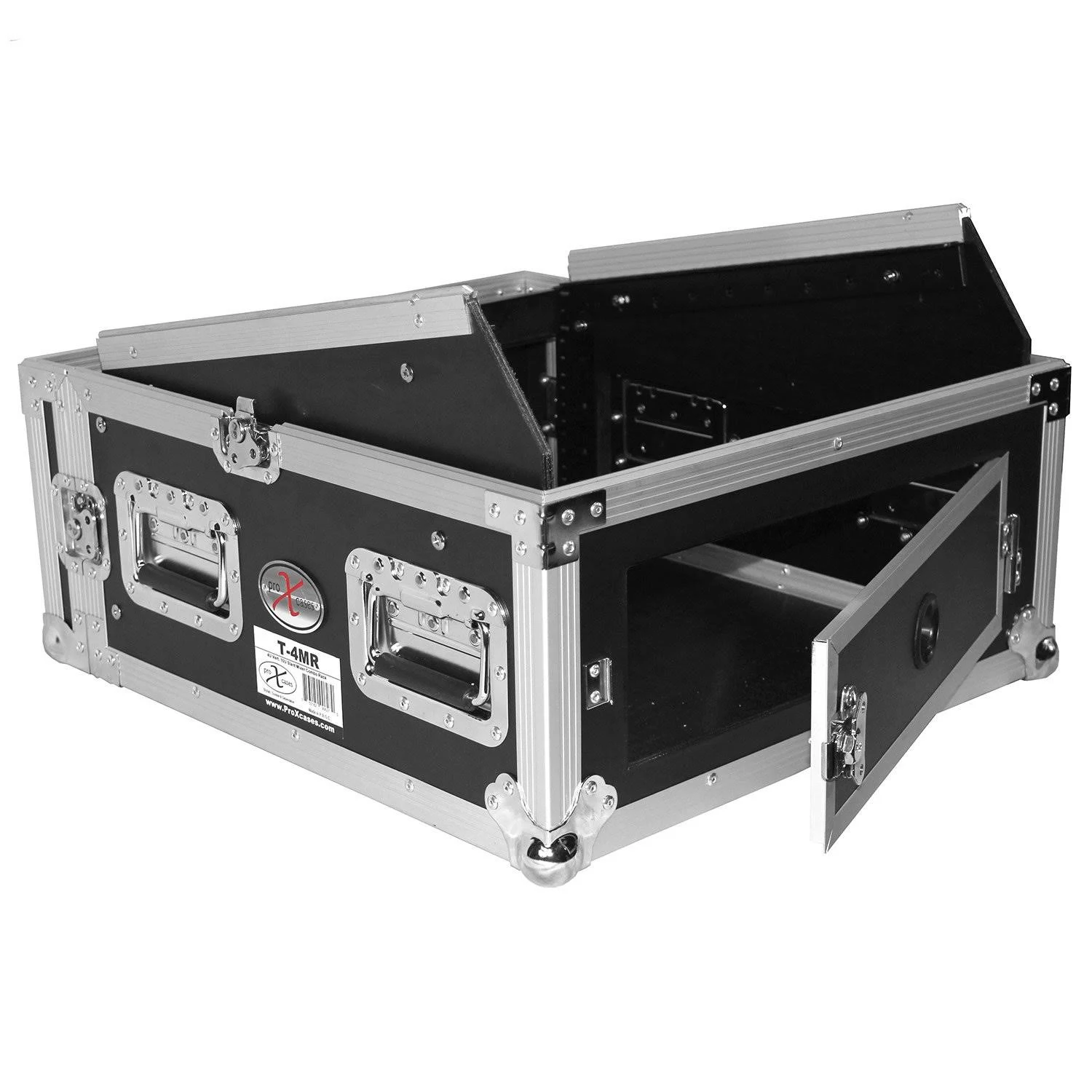 Prox T-4MRSS 4U Rack x 10U Top Mixer DJ Combo Flight Case