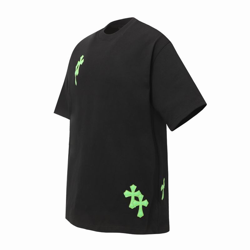 クロムハーツ Tシャツ 半袖 コピー クロスモチーフ  コットン素材 夏  Chrome Hearts