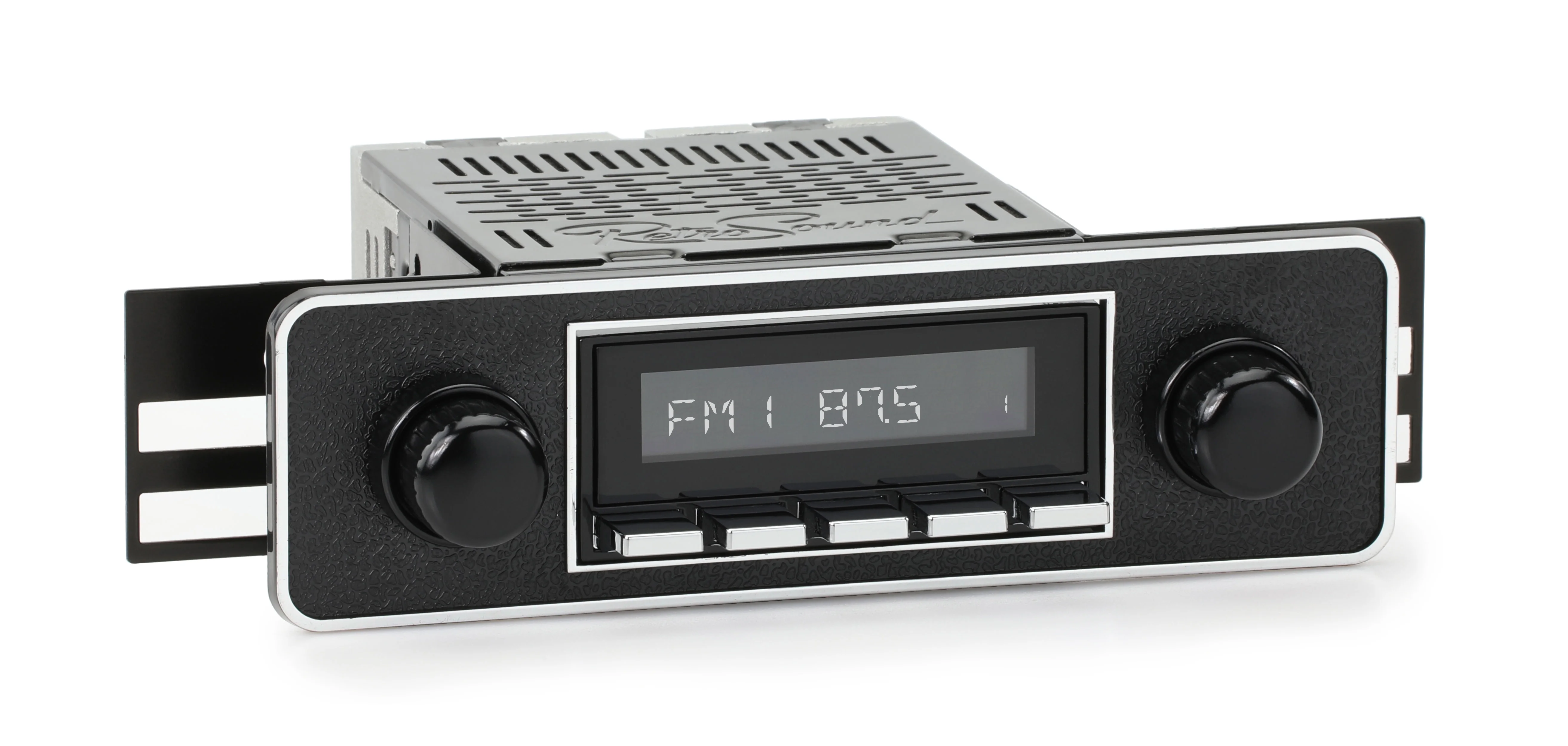 RetroRadio Compatible with 1969-75 Jaguar XJ Series with Euro-style Plate Features Include Bluetooth, HD, SiriusXM Ready, AM/FM LBC-M4-502-36-96JA2