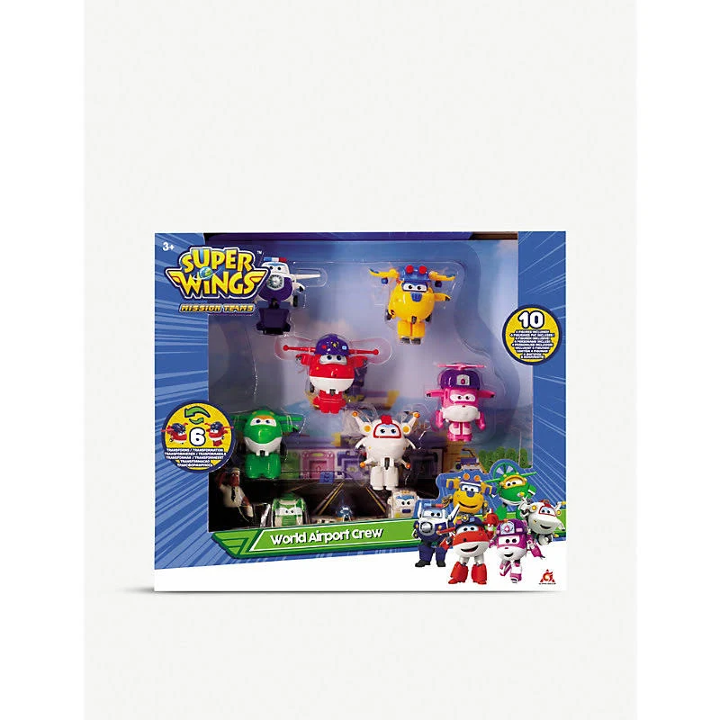 Super Wings World Airport Crew 10 Pack Series 3