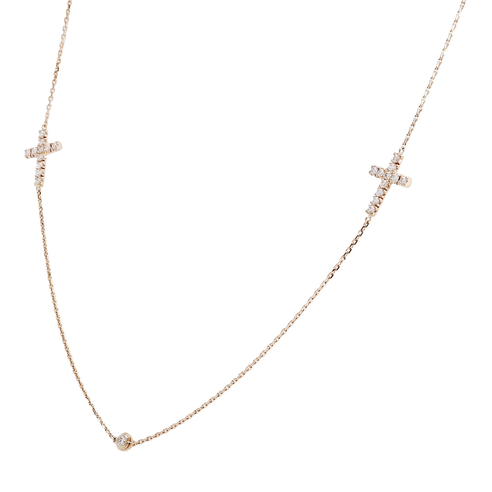 Cartier Symbol Necklace 18K Rose Gold Diamond N7405400