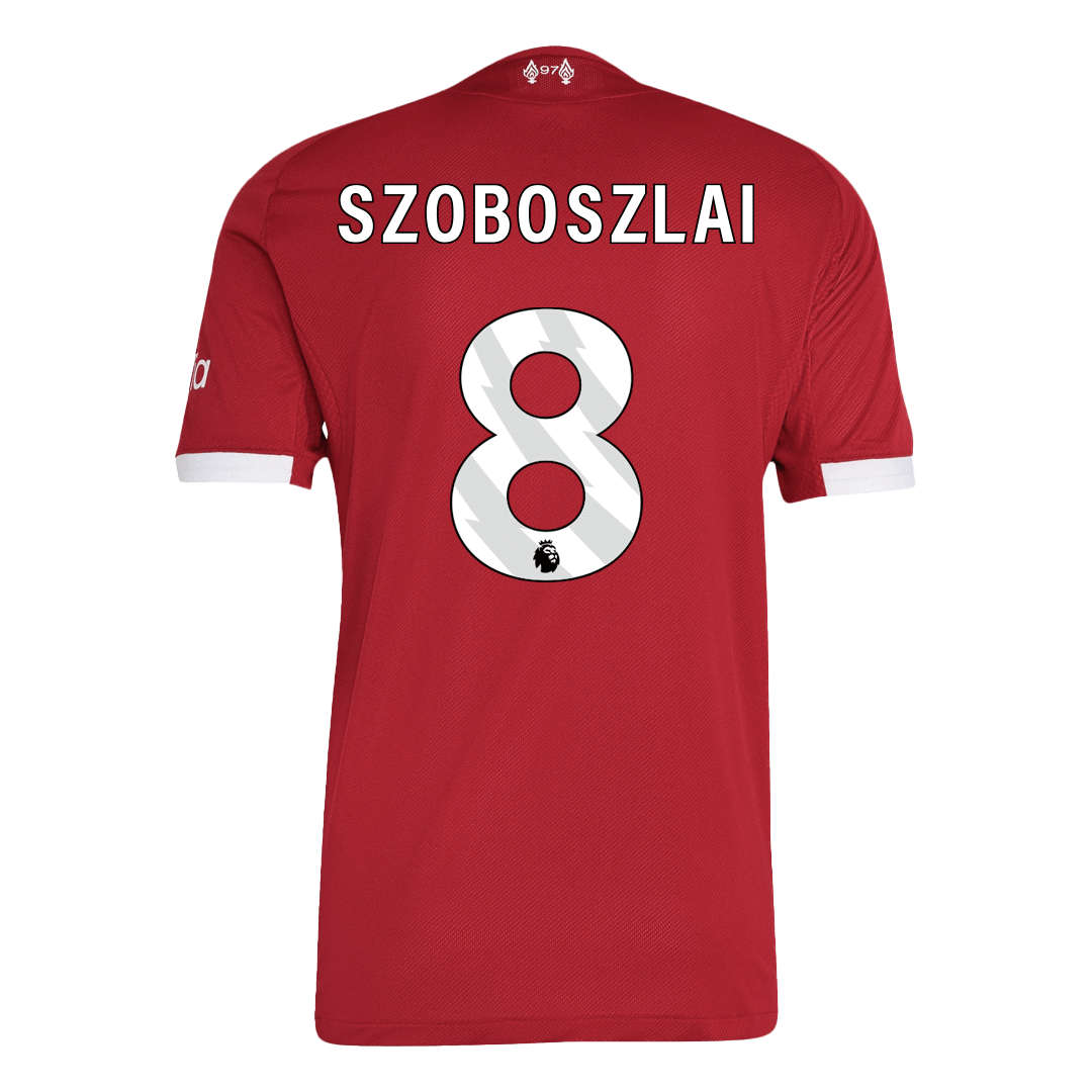 SZOBOSZLAI #8 Liverpool Home Player Version Jersey 2025/26