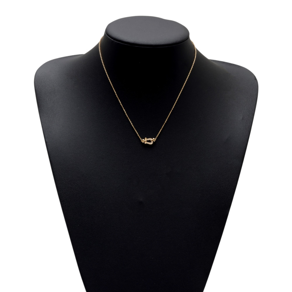 FRED Force 10 Necklace 18K Yellow Gold Diamond 7B0279