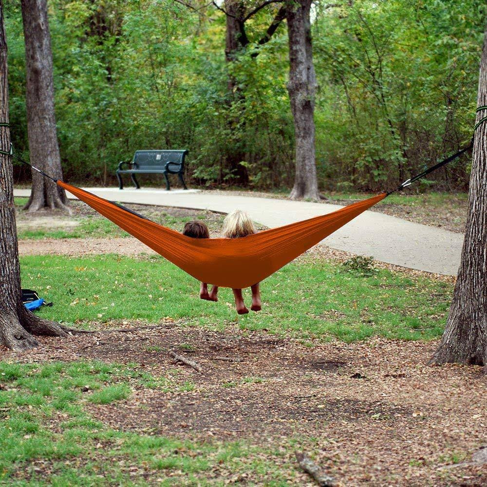 Oak Creek Camping Hammock with Mosquito Net, Rain Fly, Tree Straps and Sack.