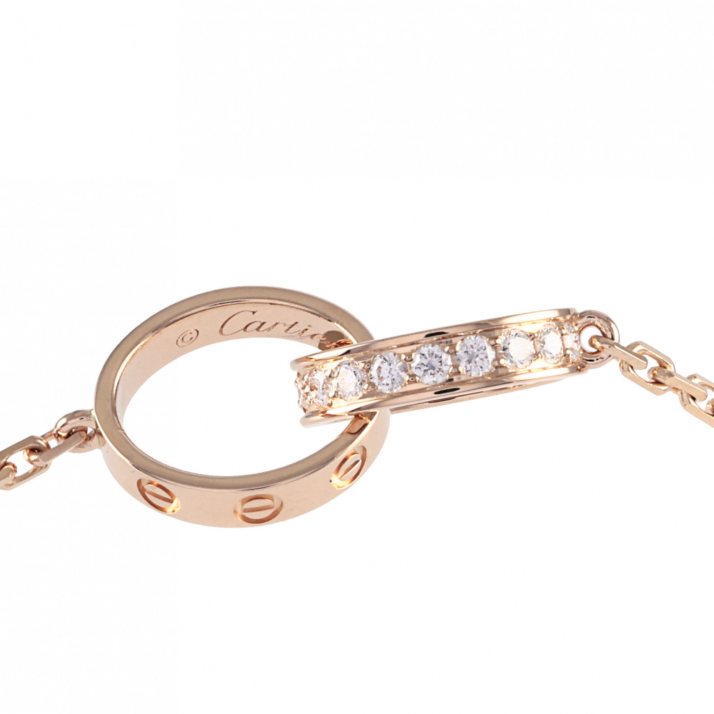 Cartier Love Necklace 18K Rose Gold Diamond B7013900