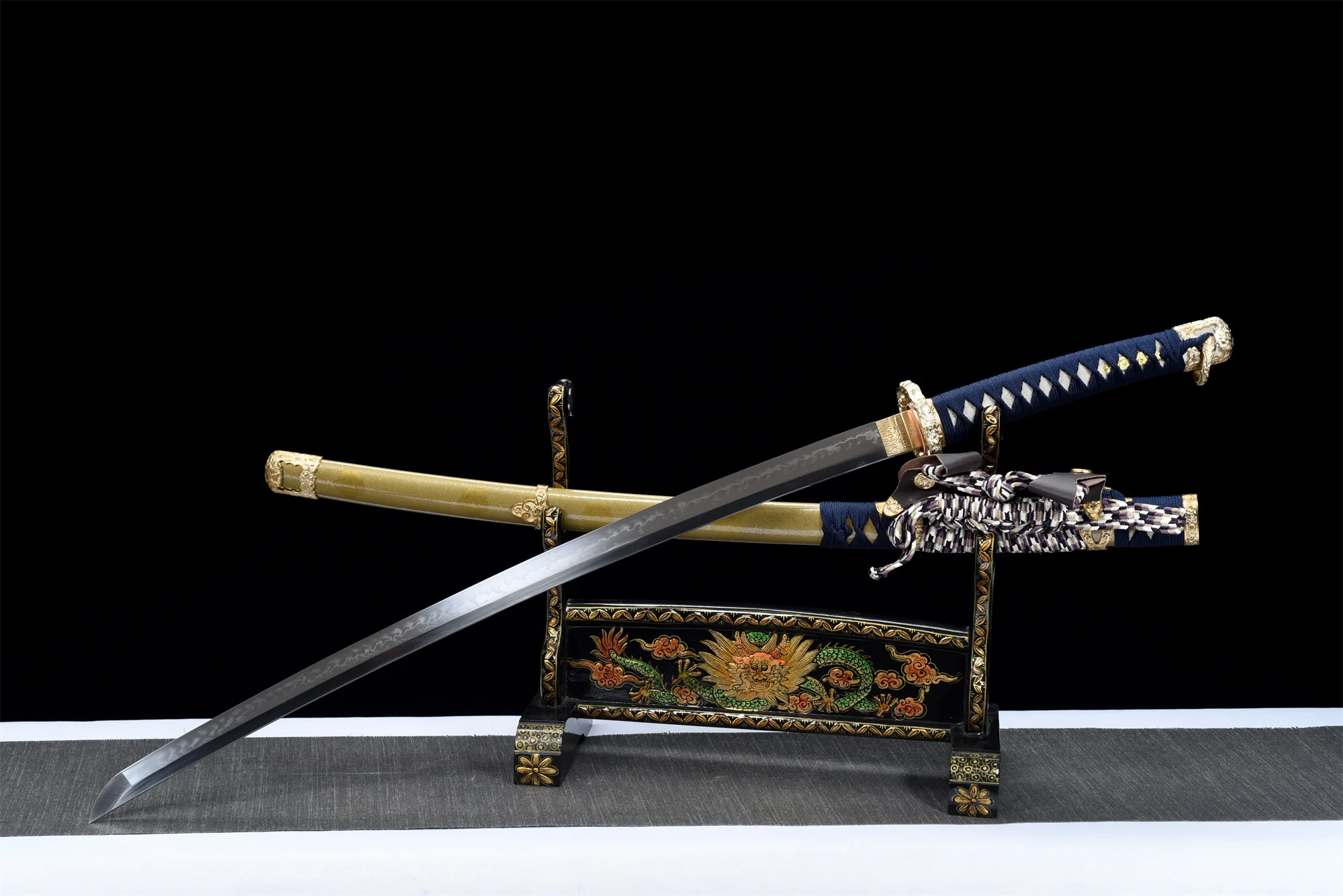 Sakura Tachi – T10 Clay Tempered, Real Hamon, Full Tang