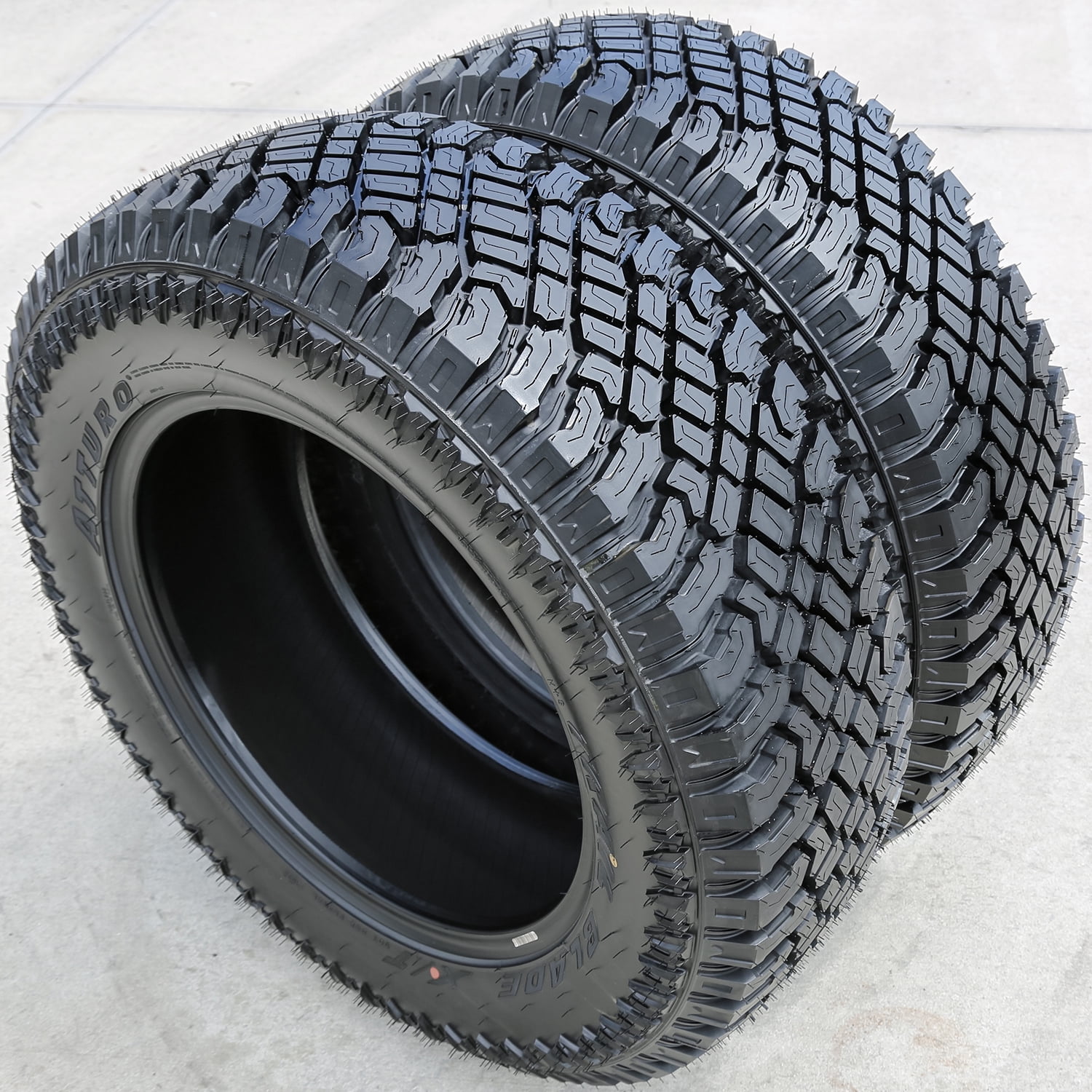 One set of 4 (four) X/T LT 295/60R20 126/123R E (10 ply) ATA /T all-terrain tires