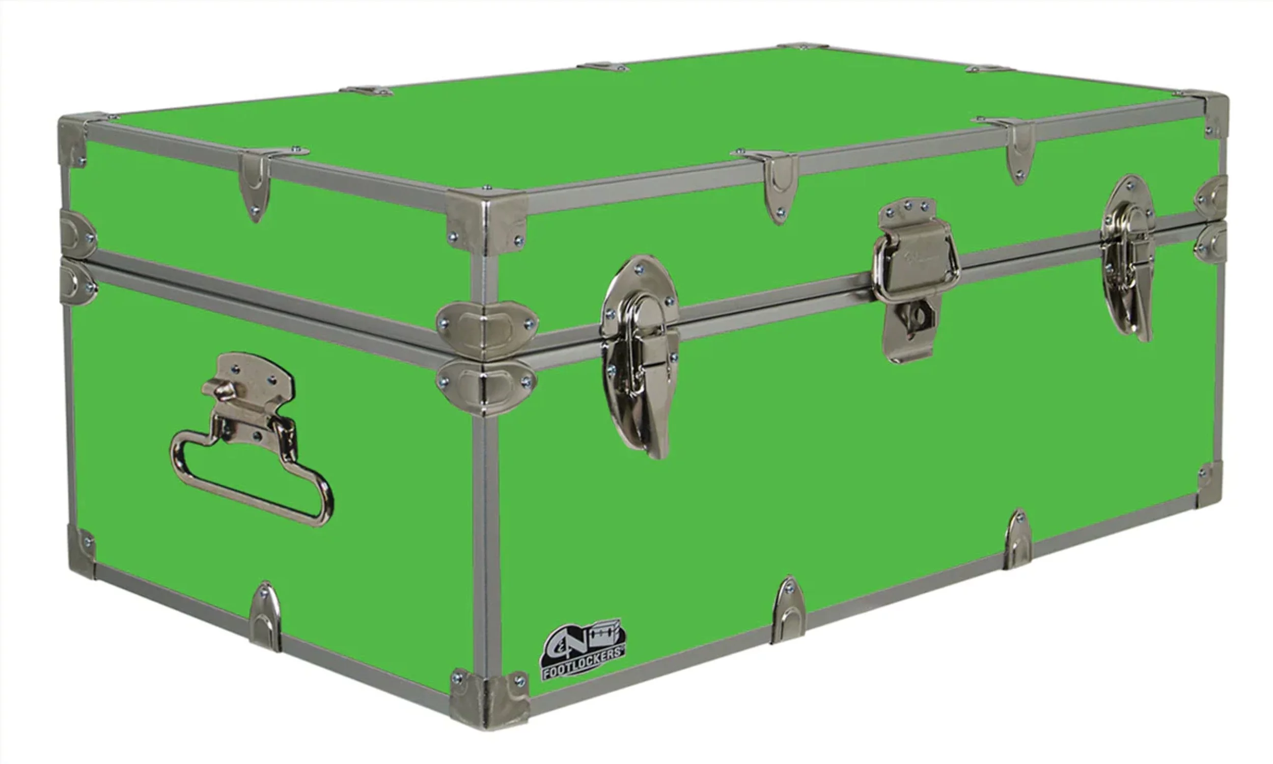 Happy Camper Steel Footlocker Trunk 32x18x13.5