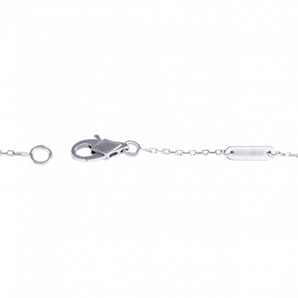 Van Cleef & Arpels Frivole Necklace 18K White Gold Diamond VCARP3W300