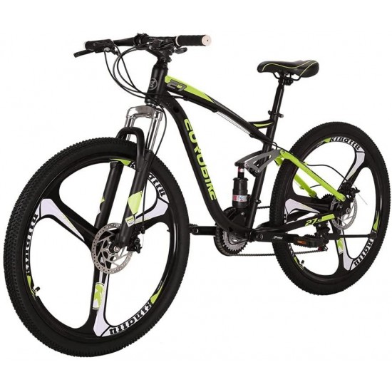 27.5 Inch Adult Mountain Bike Steel Frame 3 Spoke Wheel Mechanical Disc Brake 21 Speed Gears System MTB Bicycle