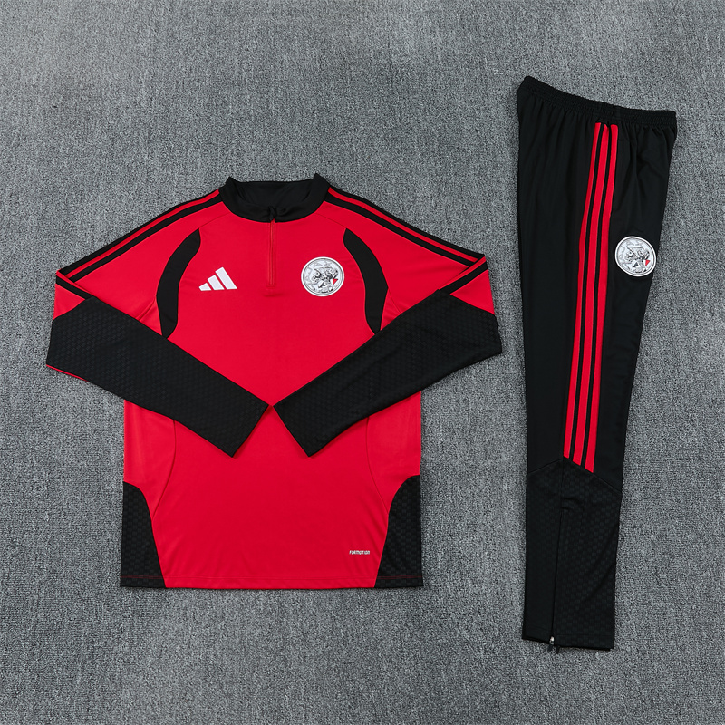 Ajax 26/27 Half Zipper Training Suit - Red