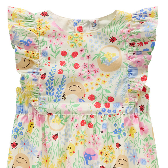 Topolino Mädchen Kleid mit Blumen-Allover