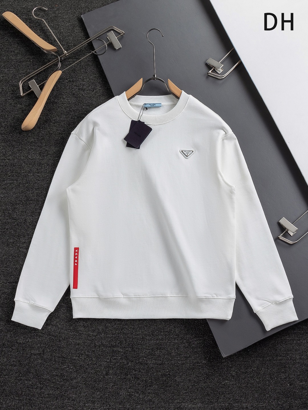 Prada Triangle Logo Autumn/Winter Sweatshirt - cnluxepick